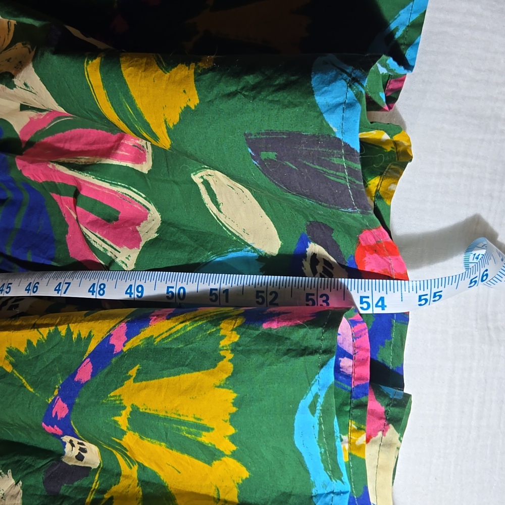 FARM Rio Navy Multicolor Tropical-Print Button Maxi Dress - Picture 7 of 11